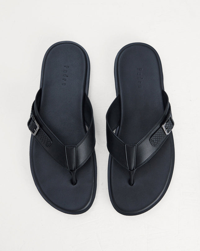 Buckle Detail Thong Sandals
