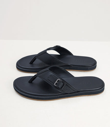 Buckle Detail Thong Sandals