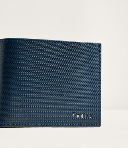 Embossed Leather Bi-Fold Wallet