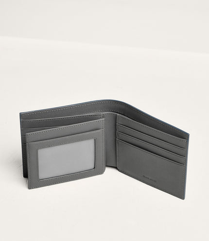 Embossed Leather Bi-Fold Wallet