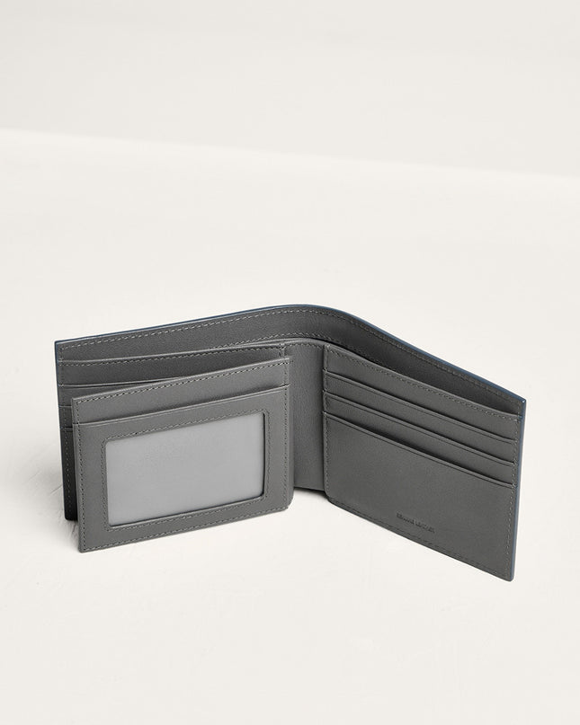 Embossed Leather Bi-Fold Wallet