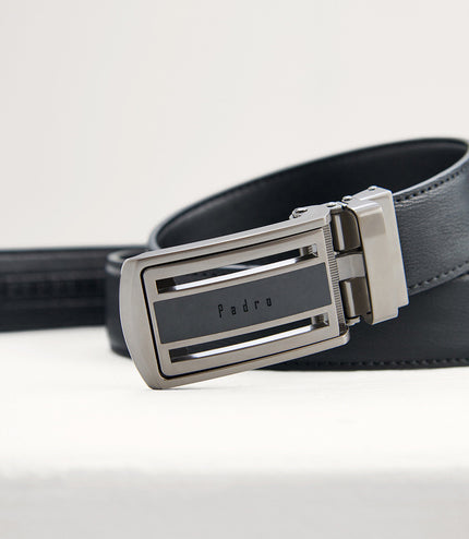 Leather Automatic Buckle Belt