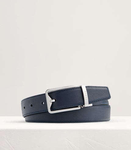 Leather Reversible Pin Belt