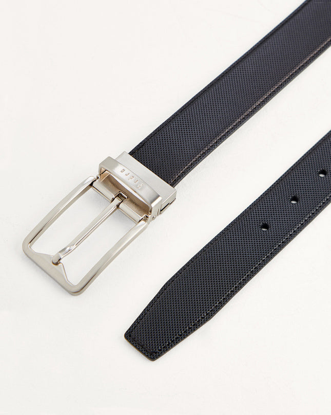 Leather Reversible Pin Belt