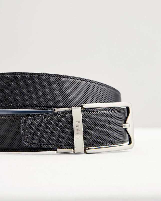 Leather Reversible Pin Belt