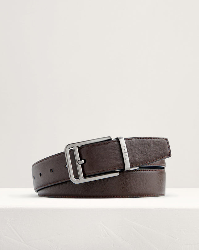 Leather Reversible Pin Belt