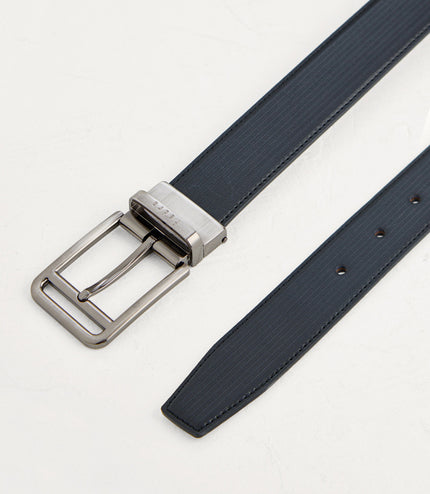 Leather Reversible Pin Belt