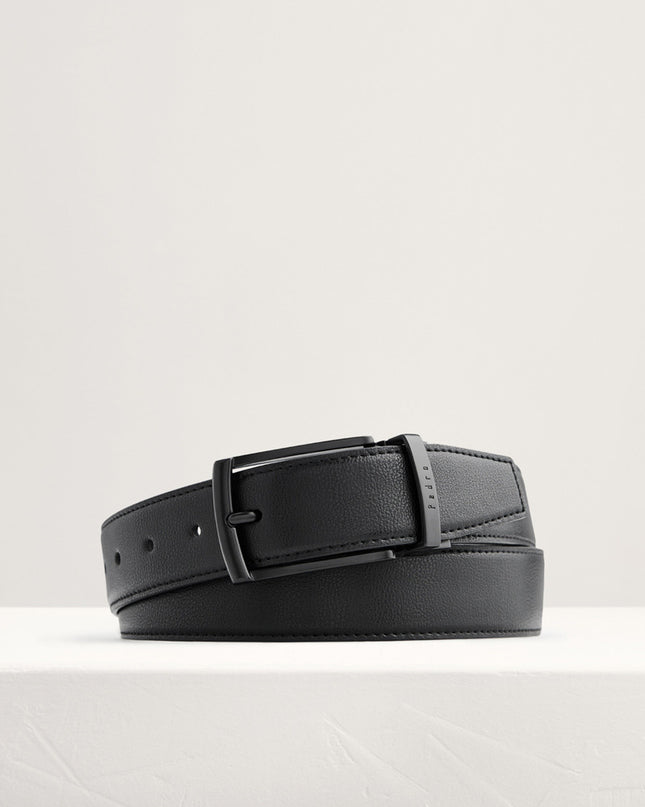 Leather Reversible Pin Belt