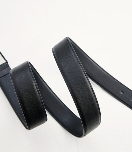 Leather Reversible Pin Belt