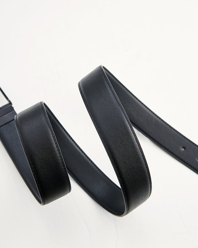 Leather Reversible Pin Belt