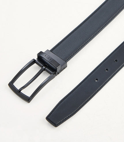 Leather Reversible Pin Belt
