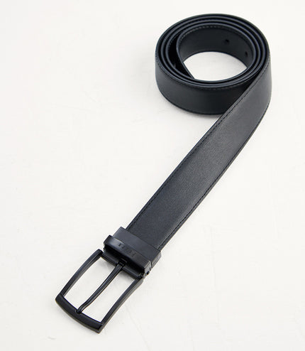 Leather Reversible Pin Belt