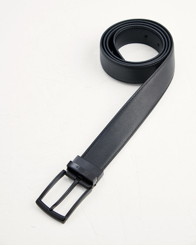 Leather Reversible Pin Belt