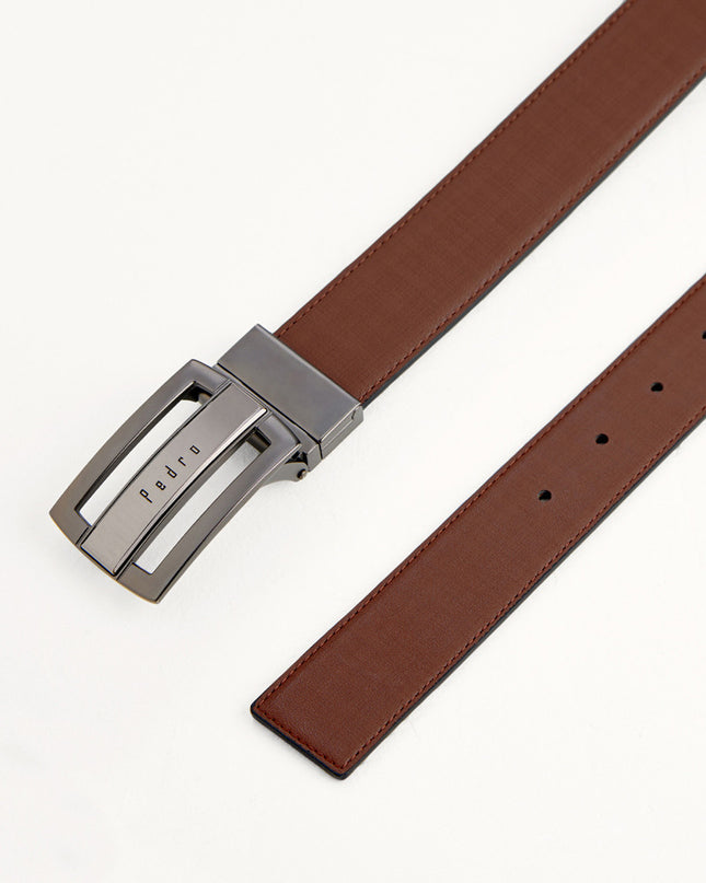 Leather Reversible Tang Belt