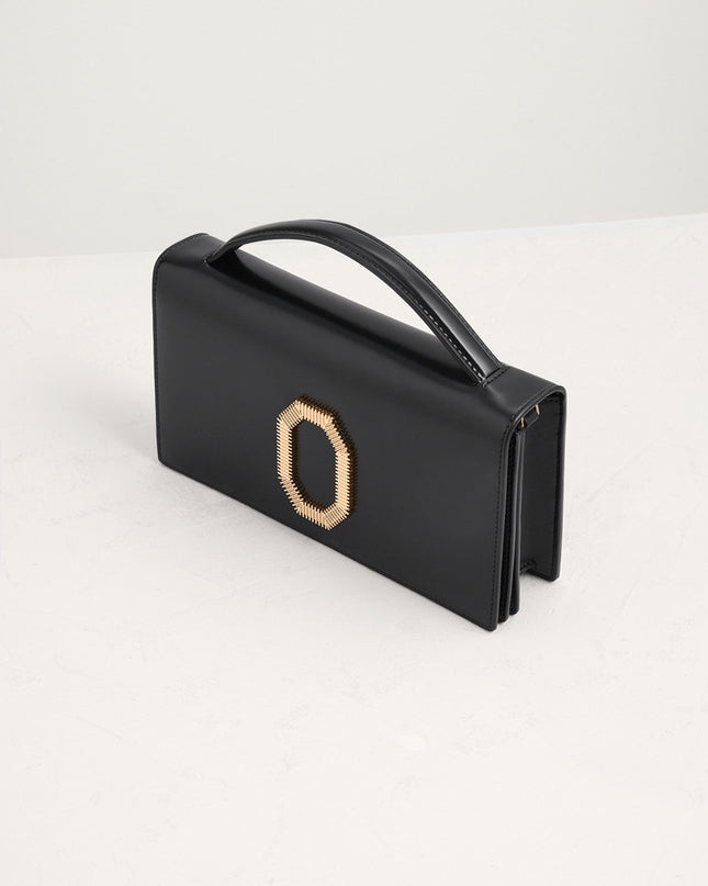 Embellished Leather Travel Organizer