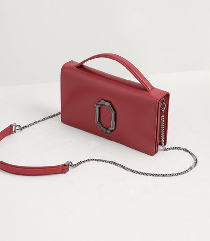 Embellished Leather Travel Organizer