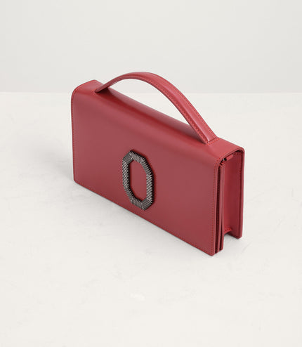 Embellished Leather Travel Organizer