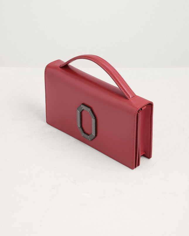 Embellished Leather Travel Organizer