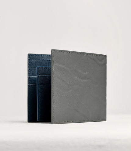 Embossed Leather Bi-Fold Wallet