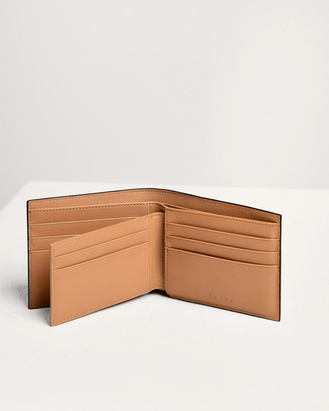 Embossed Leather Bi-Fold Wallet
