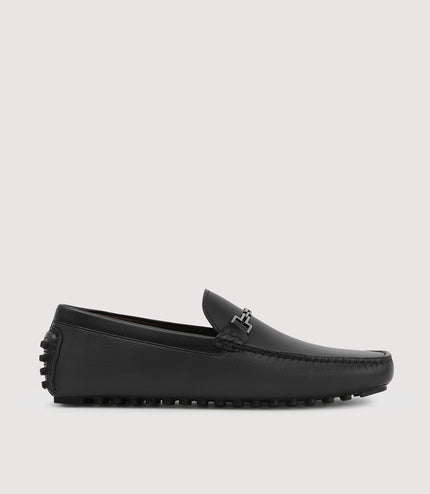 Pebbled Leather Moccasin