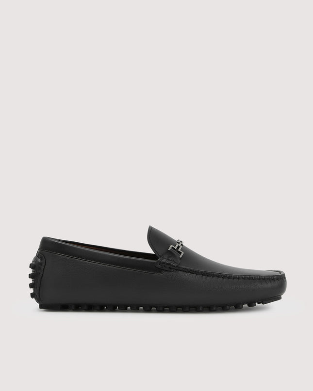 Pebbled Leather Moccasin