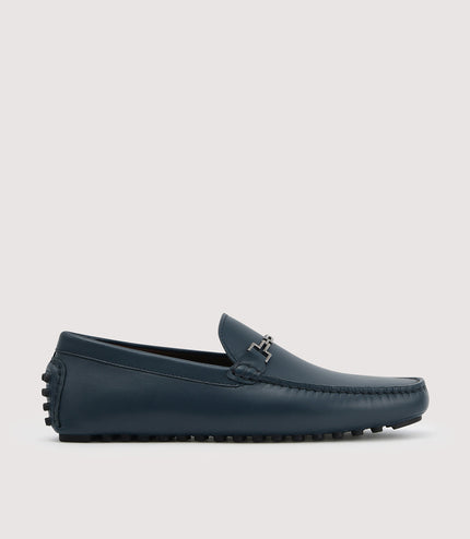 Pebbled Leather Moccasin