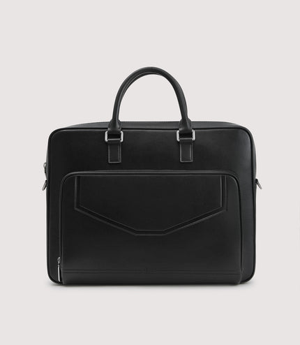 Leather Double Handle Briefcase