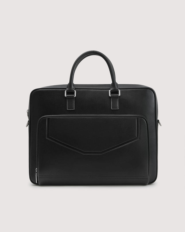 Leather Double Handle Briefcase