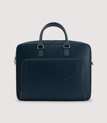 Leather Double Handle Briefcase