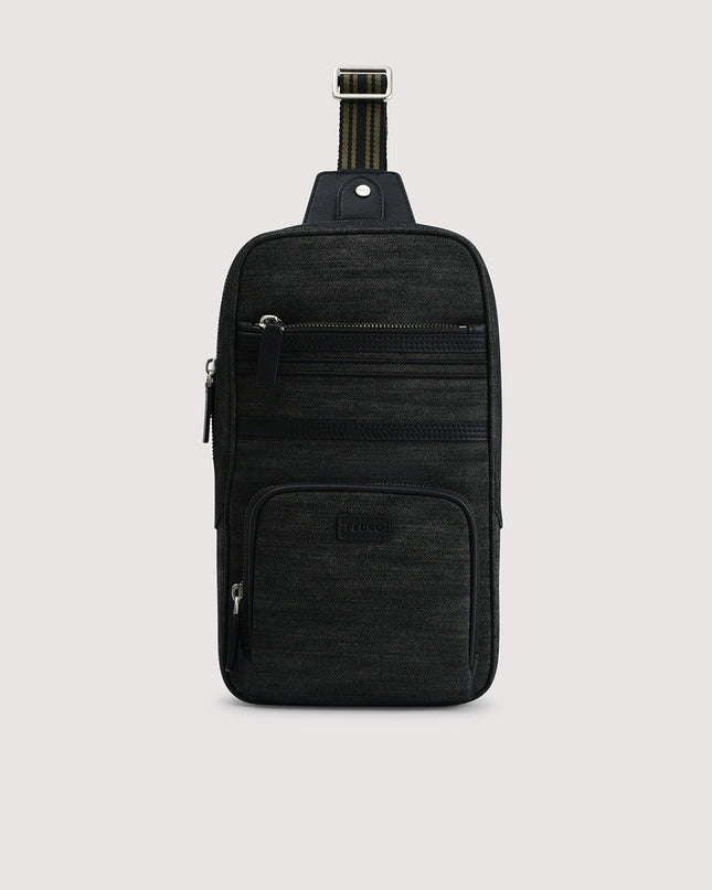 Sustainable Denim Sling Pouch