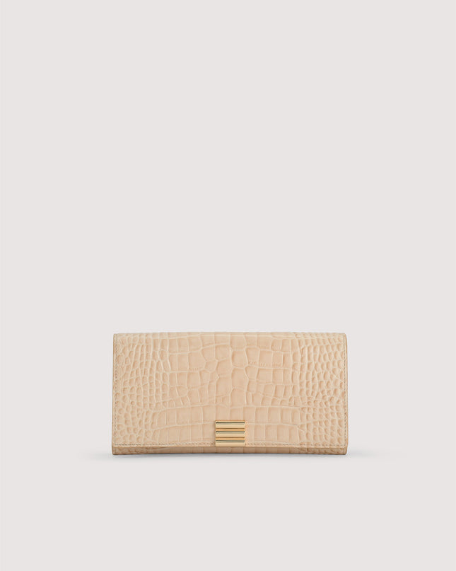 Embossed Leather Wallet On Chain
