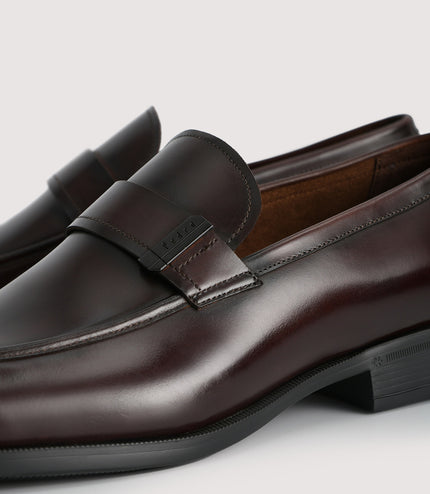 Leather Loafers with Embelishment