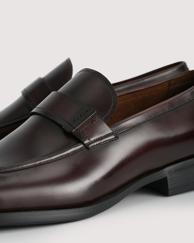 Leather Loafers with Embelishment