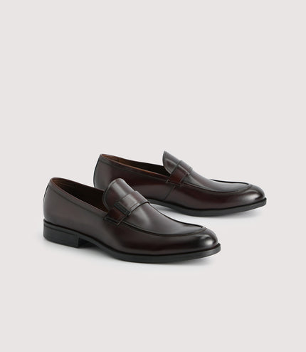 Leather Loafers with Embelishment