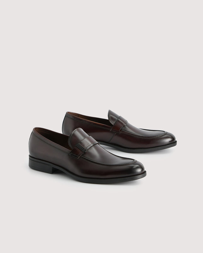 Leather Loafers with Embelishment