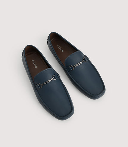 Pebbled Leather Moccasin
