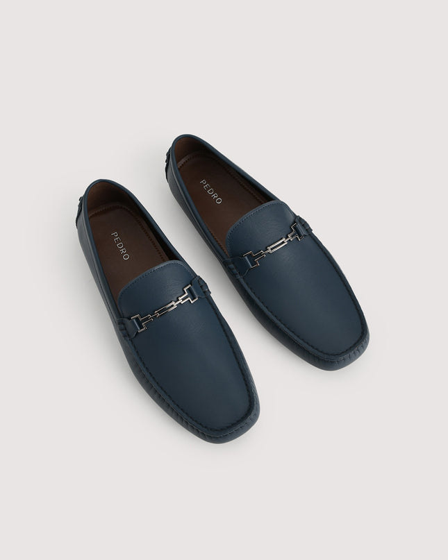 Pebbled Leather Moccasin