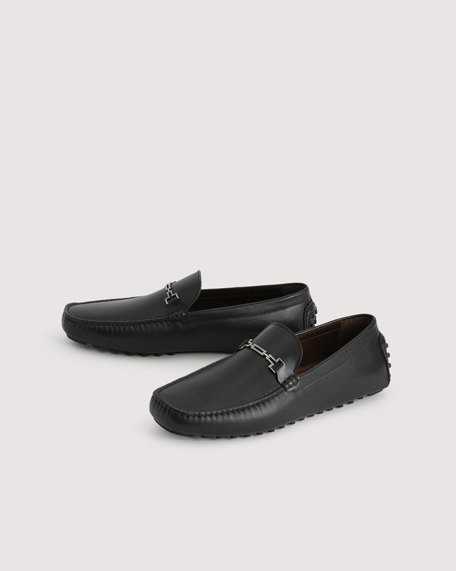 Pebbled Leather Moccasin