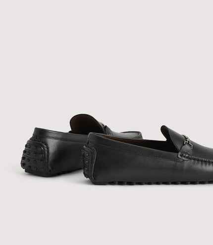Pebbled Leather Moccasin