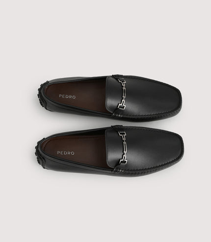 Pebbled Leather Moccasin