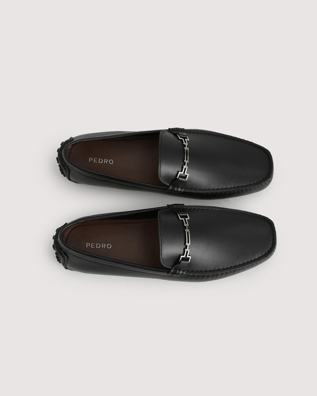 Pebbled Leather Moccasin