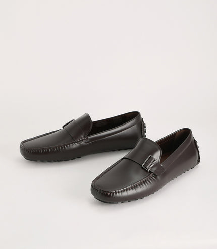 Buckled Leather Moccasin