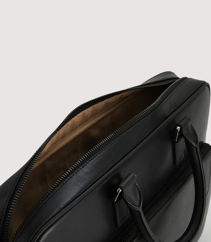 Leather Double Handle Briefcase