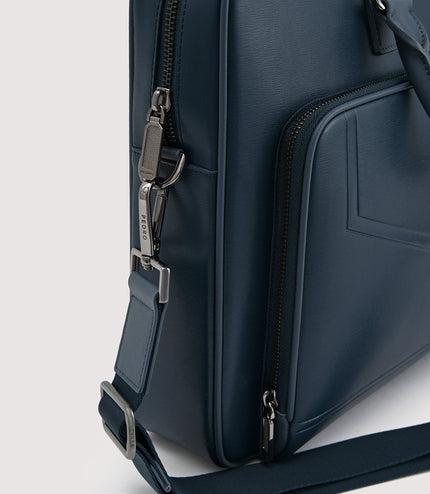 Leather Double Handle Briefcase