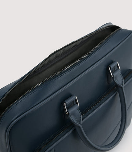 Leather Double Handle Briefcase