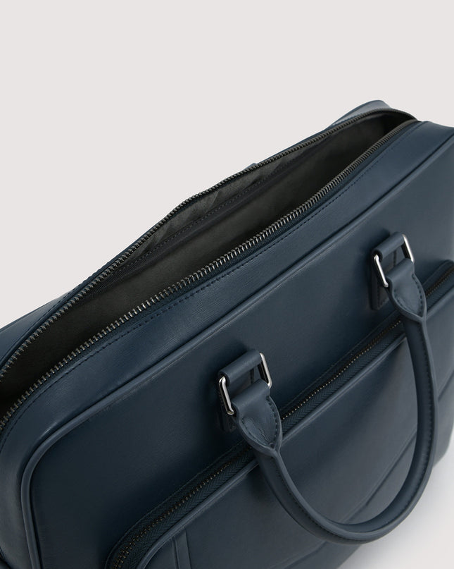Leather Double Handle Briefcase