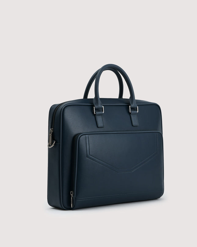 Leather Double Handle Briefcase