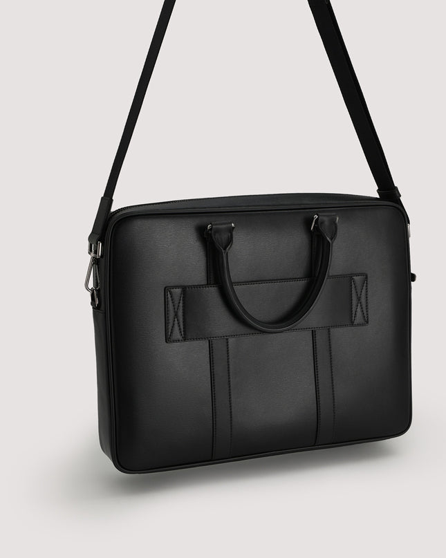 Leather Double Handle Briefcase