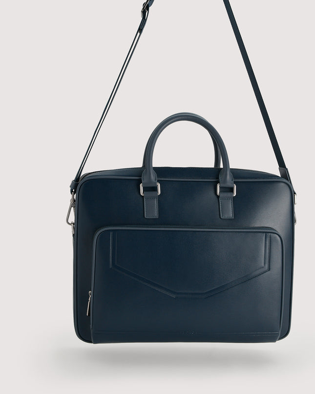 Leather Double Handle Briefcase